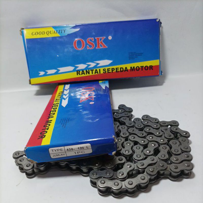 RANTAI RODA MOTOR 428-120 UNTUK MOTOR SATRIA FU VIXION RX Z TRS RK KING DLL