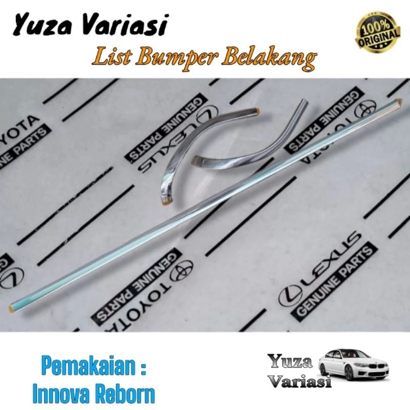 List Bumper Belakang Innova Reborn Original/List Bemper Innova