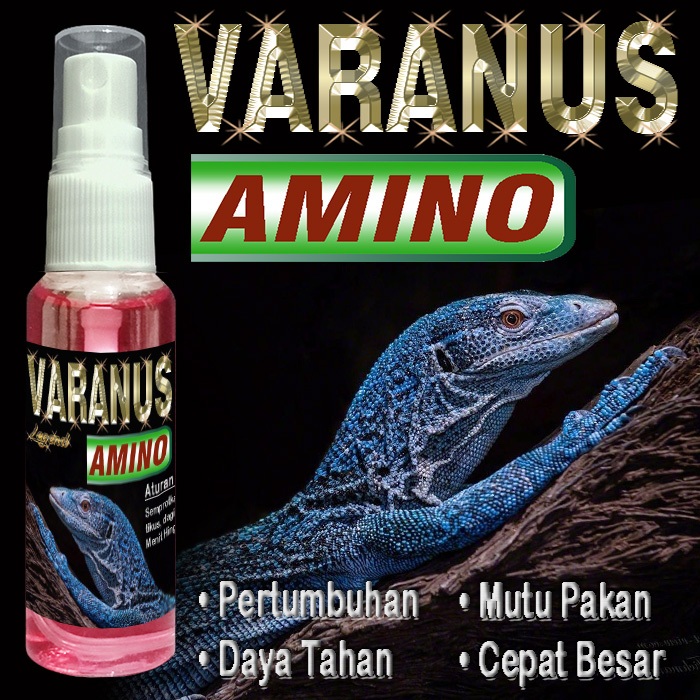 VARANUS AMINO SUPLEMEN FOOD PENAMBAH NAFSU MAKAN VARANNUS SALVADORI SAVANAH MONITOR SAVMON SALVATOR 