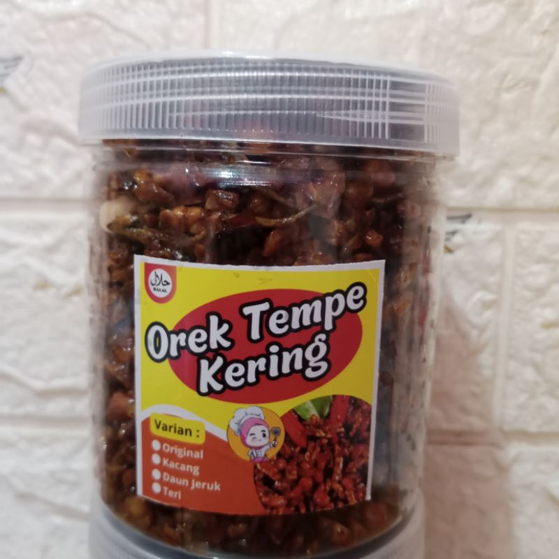 

OREK TEMPE TERI KACANG KERING PEDAS MANIS 300 gr