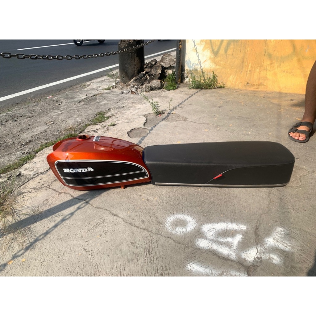 TANGKI CB125 CAT MODEL ORI SET JOK CB MB TECH POLOS XX CARBON KARBON GLATIK 100 125 GALVANIS K0 K1 K