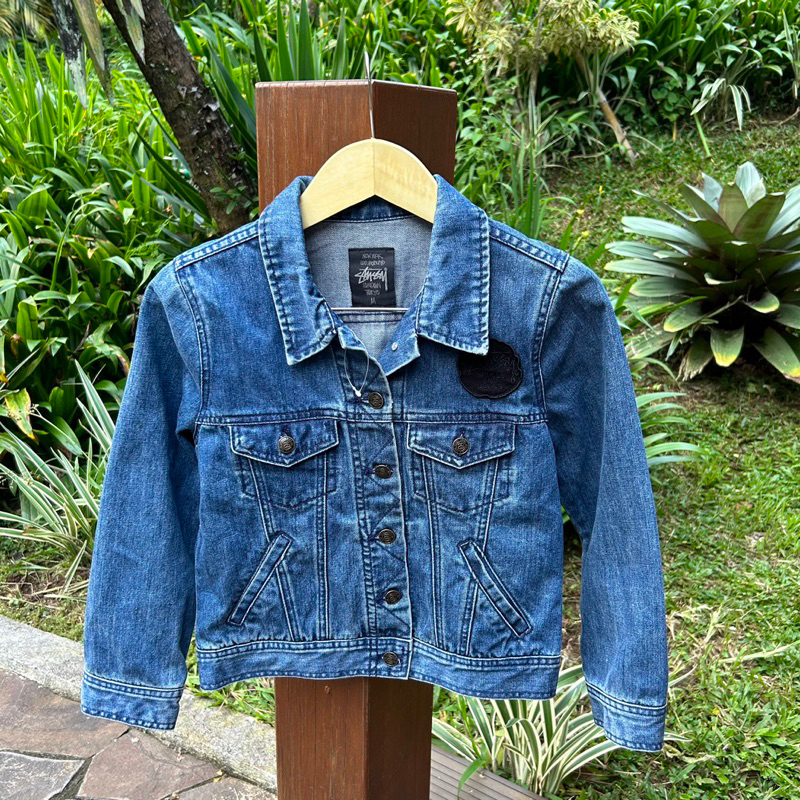 Trucker Jacket Jeans STUSSY Ladies "Skull and Bones"