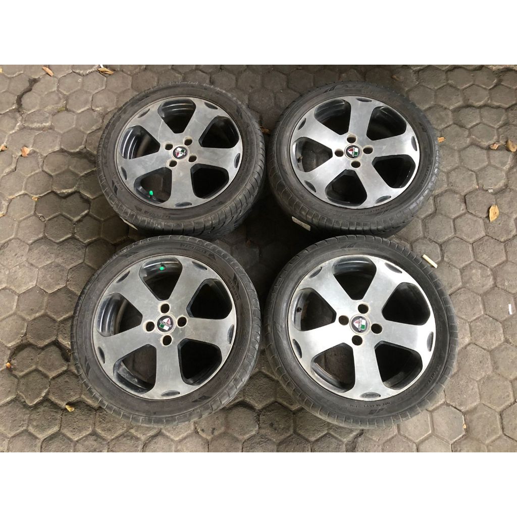 VELG OEM MOBIL STANDART KIA RIO R16 X6 4X100 ET36 B/P SEKEN/BEKAS MURAH BONUS BAN