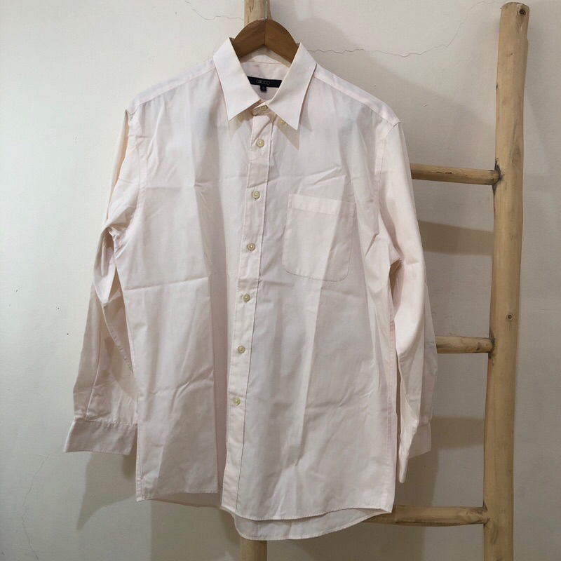 kemeja lengan panjang pria G2000/kemeja pria,16 / XL