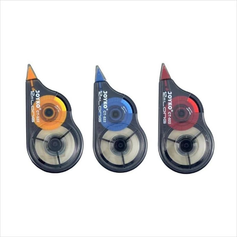 

CT-522. Tip X Correction Tape Joyko Kertas Roll 12M TipeX