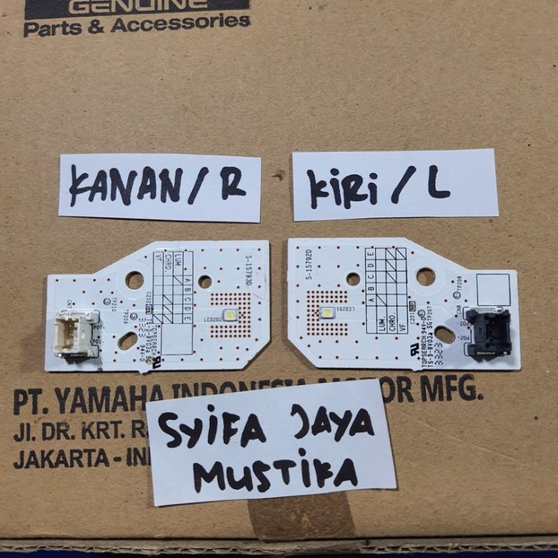 pcb papan lampu senja alis new aerox connected vcb lampu alis aerox new