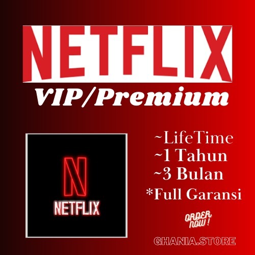 

Akun VIP Netflixxss Premium 1 Tahun Bergaransi Proses Kilat