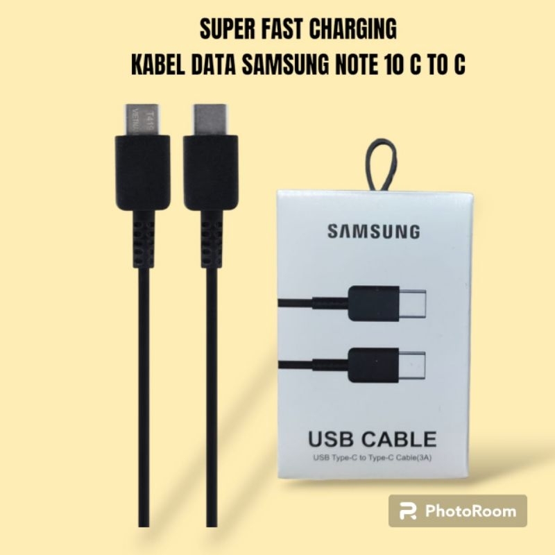 Kabel Data Samsung Type C To C Ori99 Kabel Charger Samsung Type C Ke C