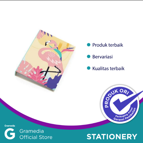 

Gramedia Makassar - Estudee Binder Board A5 Flamingo I