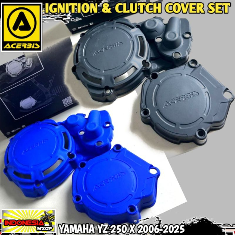 YAMAHA YZ 250 X - FANTIC XX 250 - ACERBIS X-POWER ENGINE GUARD IGNITION CLUTCH COVER PROTECTION KIT 
