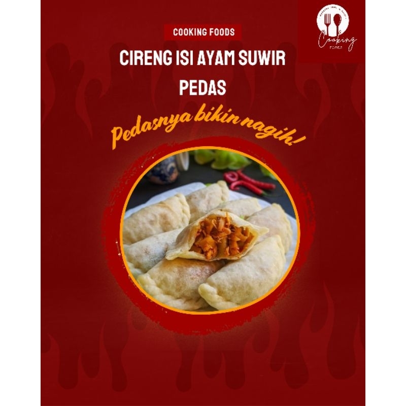 

CIRENG ISI AYAM SUWIR PEDAS | CIRENG MERCON JUMBO | CIRENG PEDAS ISI 5PCS