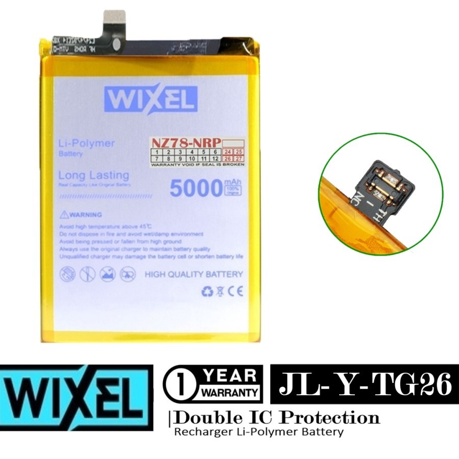 Baterai Wixel Hotwav K2 PearL K3 2020 K3 2021 JL-Y-TG-T26 Double IC Protection Compatible