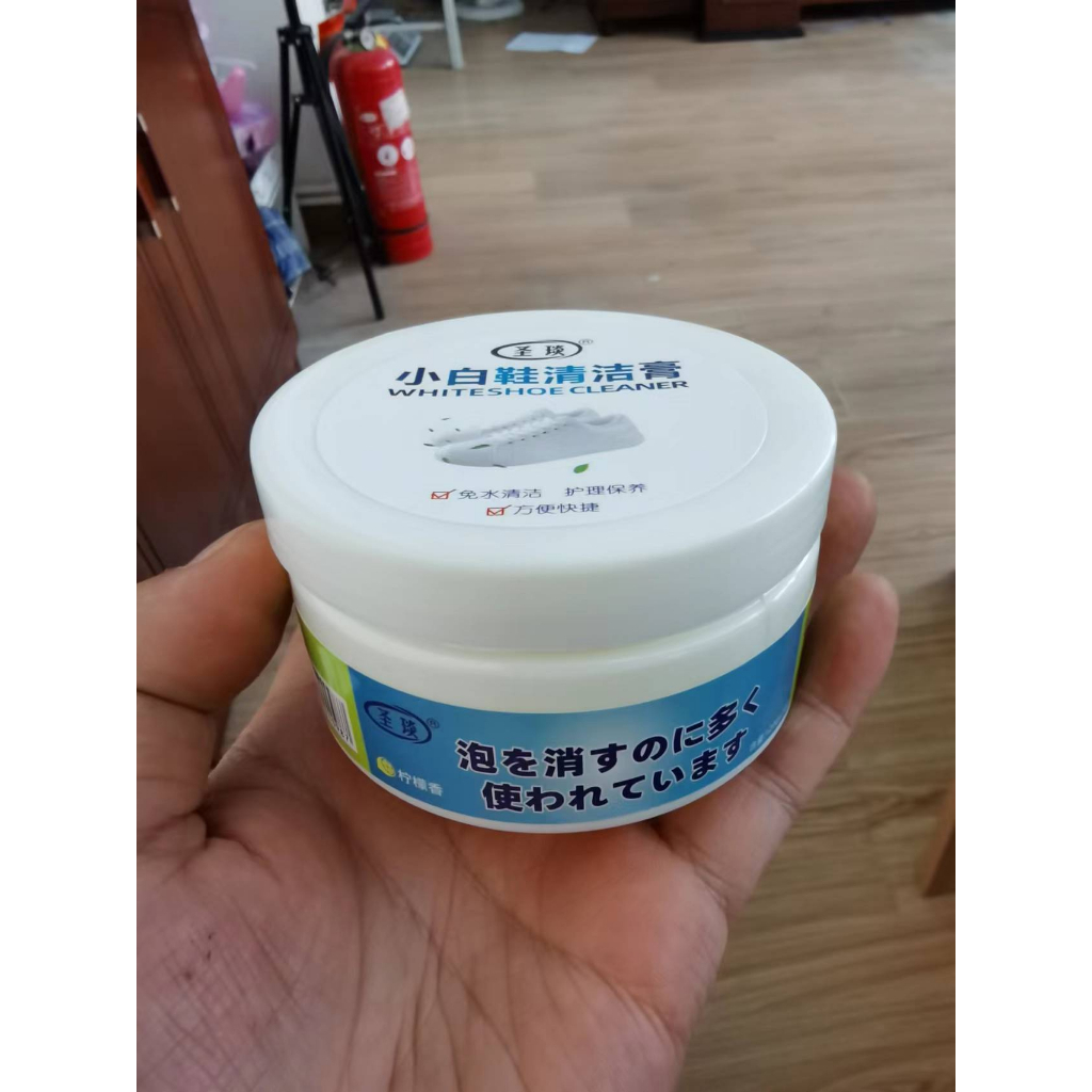 CREAM Pembersih Sepatu + Spons/Krim Pemutih Sepatu/Pembersih Sepatu/Pembersih Sepatu Bulat/Foam Pemb