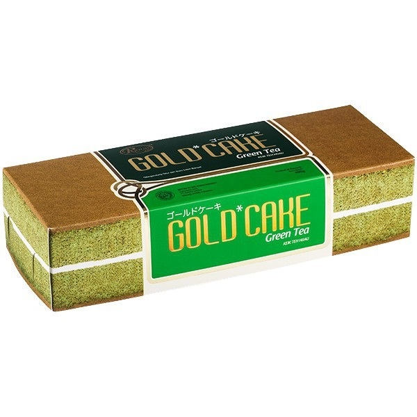 

RIOUS GOLD CAKE GREEN TEA 400GR ISI 12 SLICE KEIK MATCHA ALA JEPANG