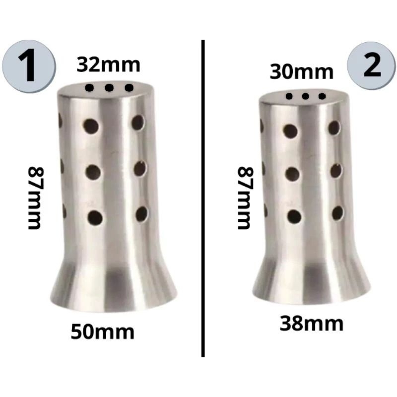 New Universal Db Killer Peredam Suara Knalpot Racing Inlet 50-51Mm & 38 Mm Wrx R9 Dbs Cld Akrapovic