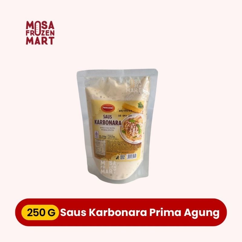 

Prima Agung Saus Karbonara 250 G | Carbonara Sauce