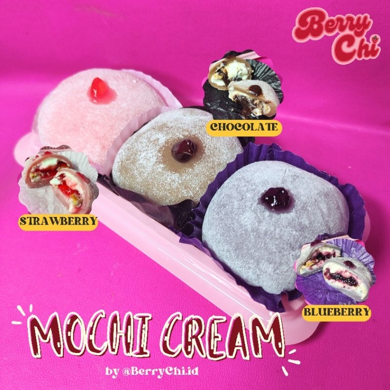

Mochi Cream BerryChi (1pack isi 3)