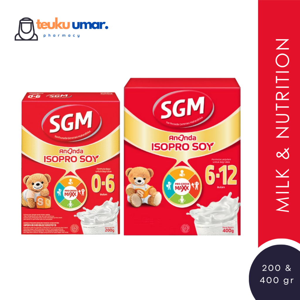 [Susu] SGM Ananda Soya 0 - 6 bulan dan SGM Ananda Soya 6 - 12 bulan | SGM Anda Isopro Soy