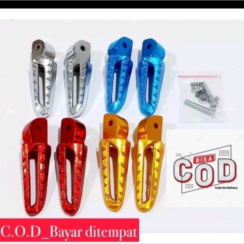 Footstep Step Pijakan Kaki Belakang Variasi CNC Motor Honda Beat Vario Scoopy Spacy Revo