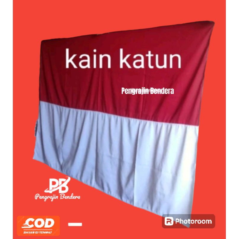 Bendera Merah Putih PREMIUM 60x90 Katun