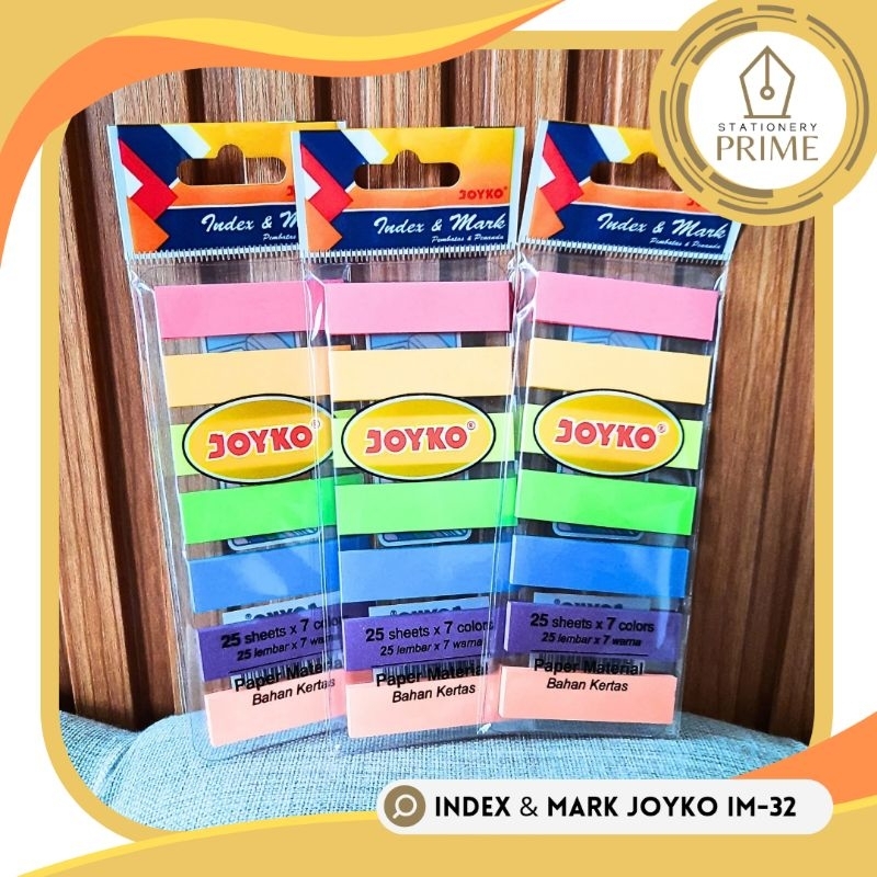 

Index & Mark / Penanda / Pembatas Kertas Joyko IM-32 ( Isi 25 Lembar )