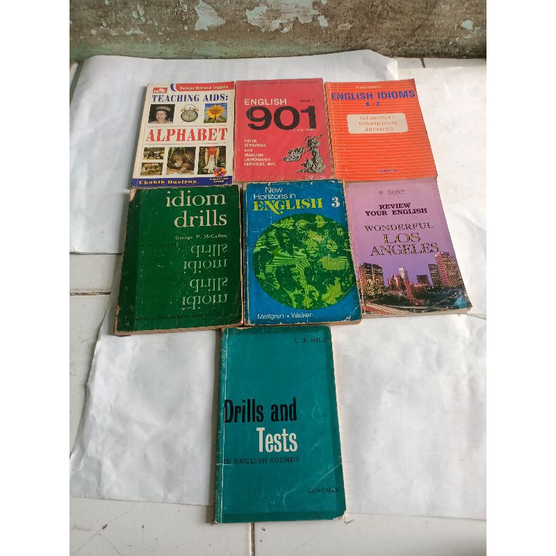 BELAJAR BAHASA INGGRIS, ENGLISH 901, ENGLISH IDIOMS, IDIOM DRILLS, NEW HORIZONS IN ENGLISH, REVIEW Y