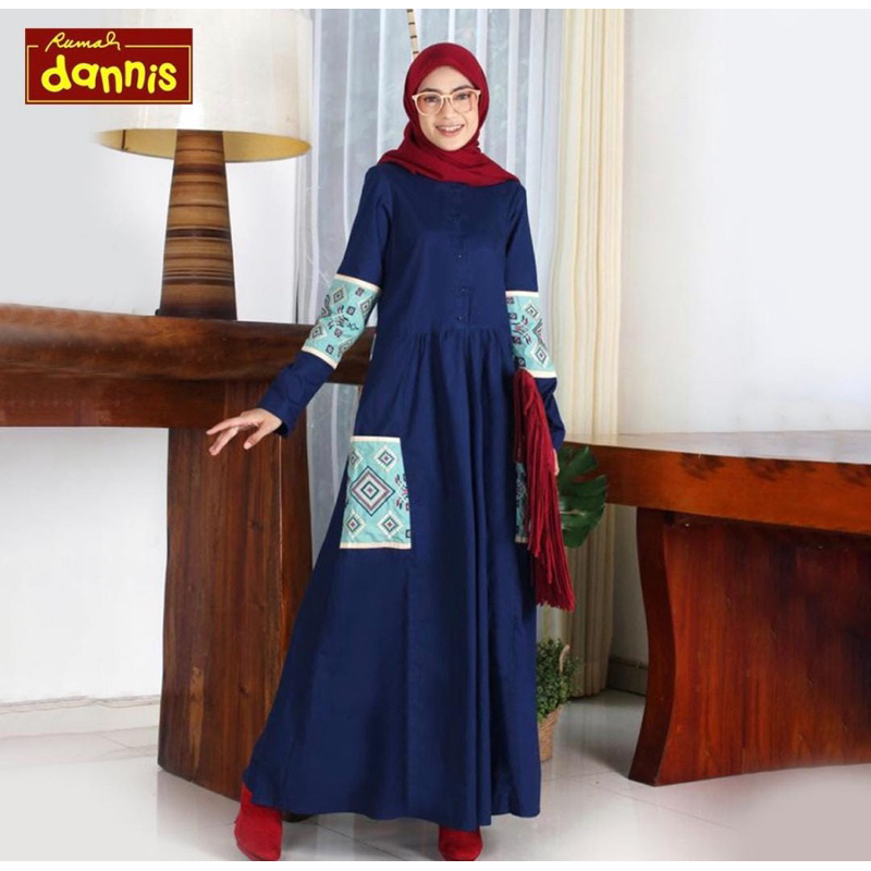 Abaya dannis ori A221006/abaya dannis dewasa