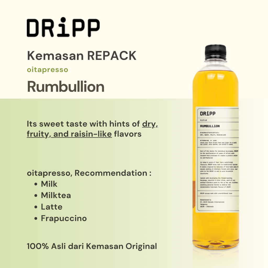 

REPACK - Dripp Rumbullion Syrup [100] g