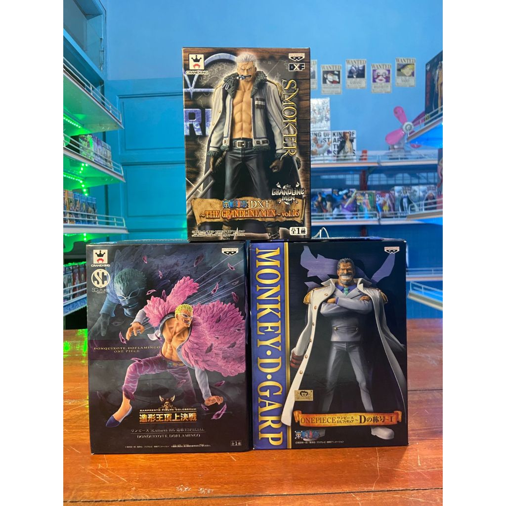 ACTION FIGURE SC DOFLAMINGO, DXF GARP, DXF SMOKER