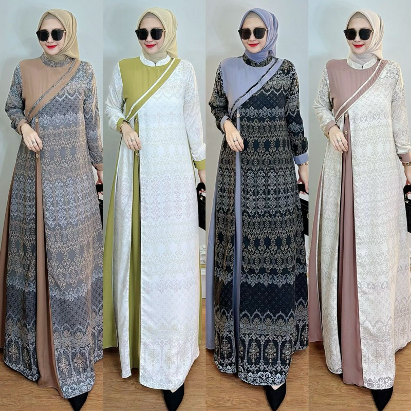 Gamis Kania dress adista terbaru  Gamis mewah gamis Adisha Gamis terbaru