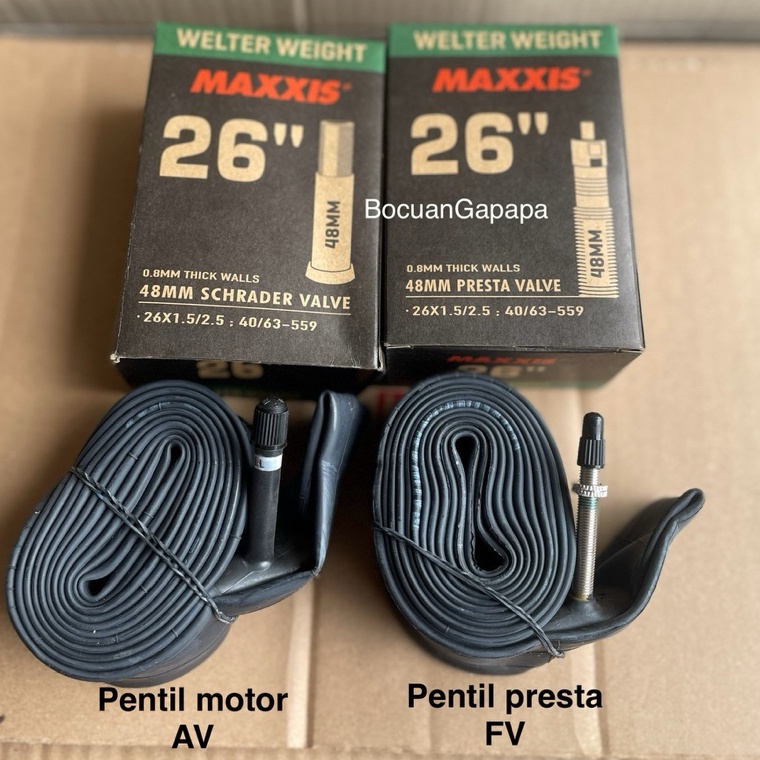 KODE M6T Ban dalam sepeda MTB Maxxis 26 x 1525 presta FV 48mm