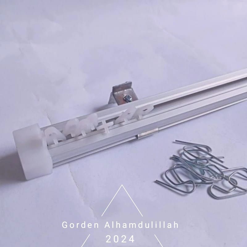 batang balok gorden aluminium besi gorden full set murah