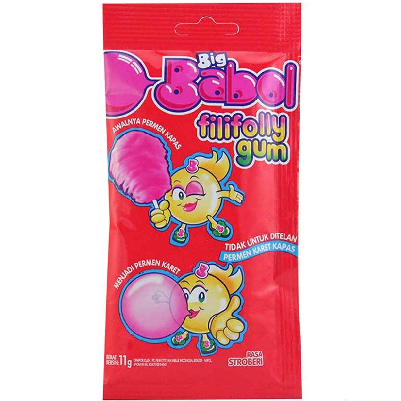 

BIG BABOL Filifolly Gum Strawberry 11gr