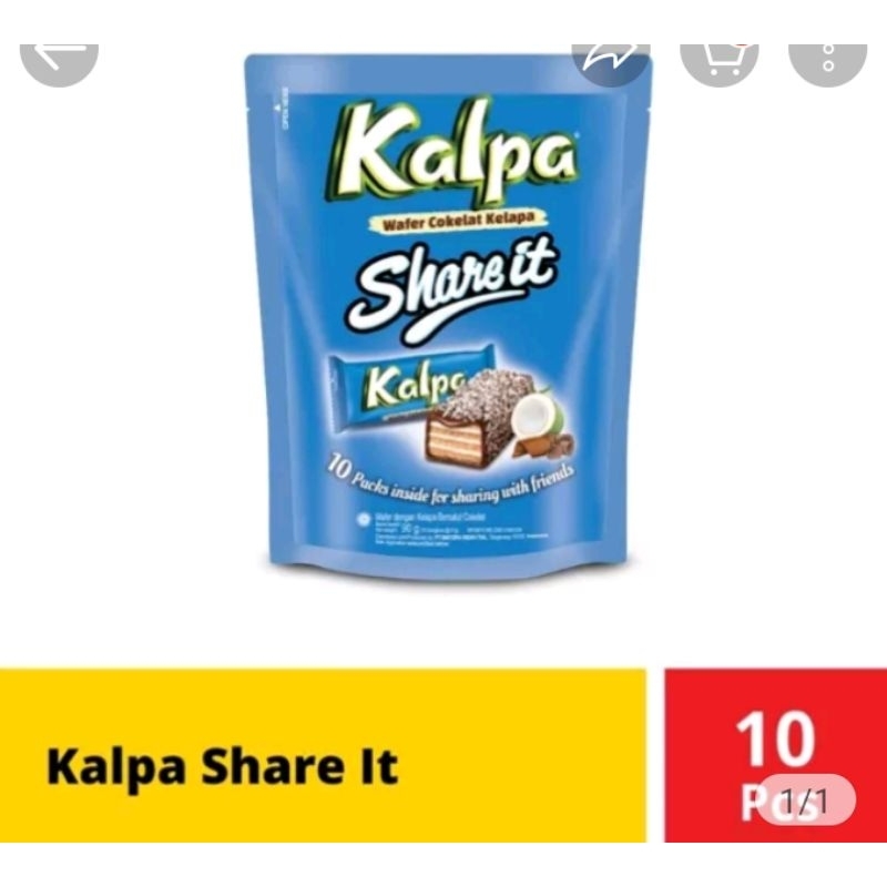 

kalpa wafer cokelat kelapa share it 9gr x 10pcs