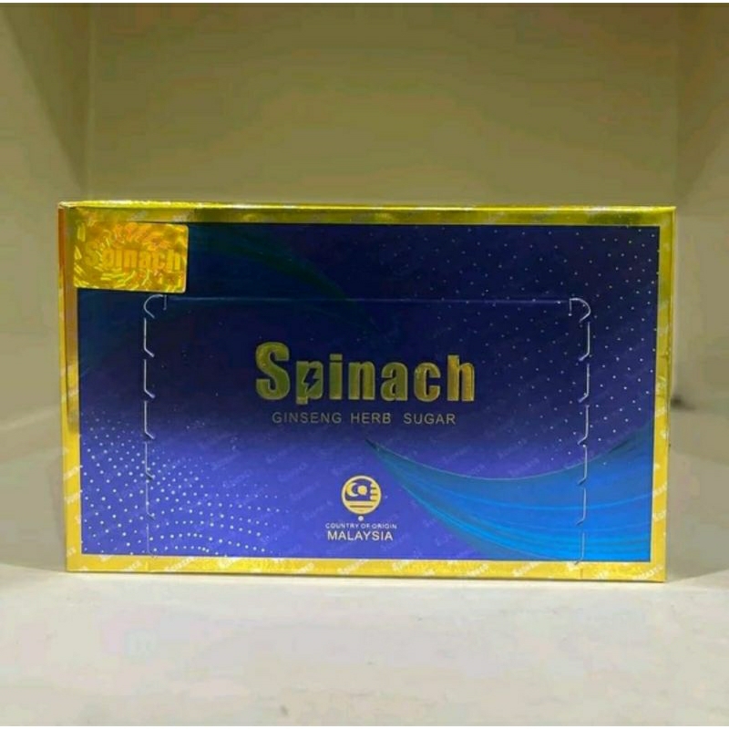 Permen Spinach Stamina Premium Candy 1 Box 30pcs BPOM