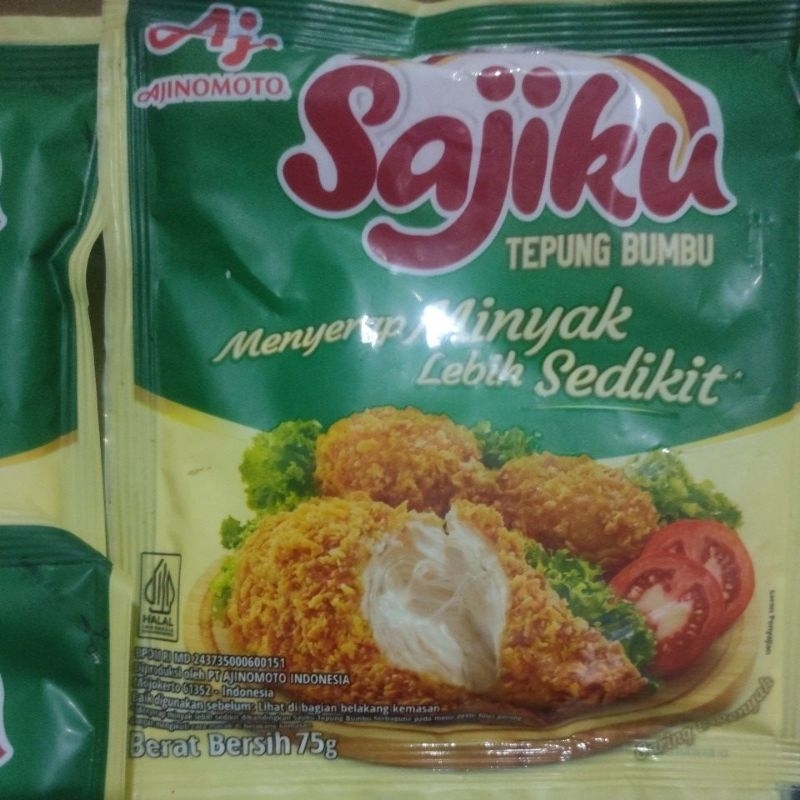 

Sajiku tepung bumbu 75gr