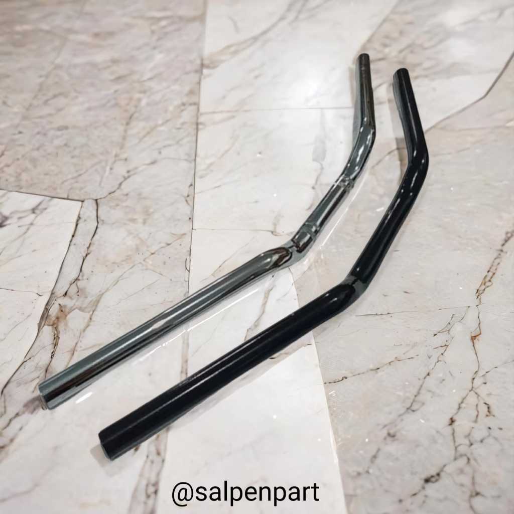 STANG STIR RZR HITAM CHROME VARIASI STANG SETIR FATBAR YAMAHA RZR HITAM UNIVERSAL SEMUA JENIS MOTOR 