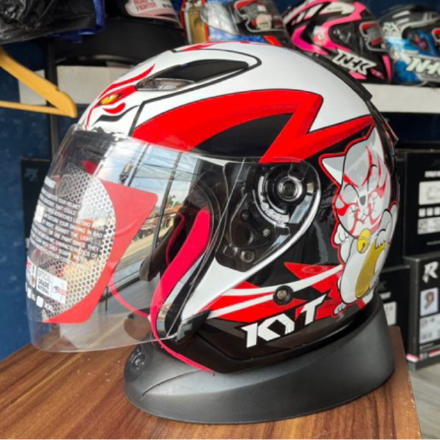 KYT DJ MARU HELM KYT DJ MARU ORIGINAL HELM HALF FACE
