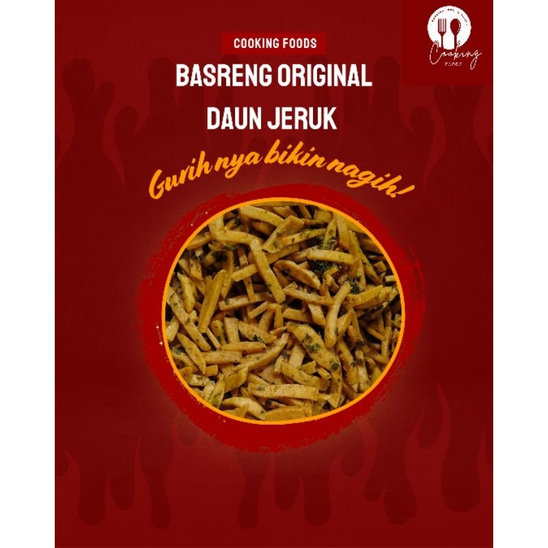 

BASRENG ORIGINAL DAUN JERUK | BASO GORENG | BASRENG ORI UK 50GR