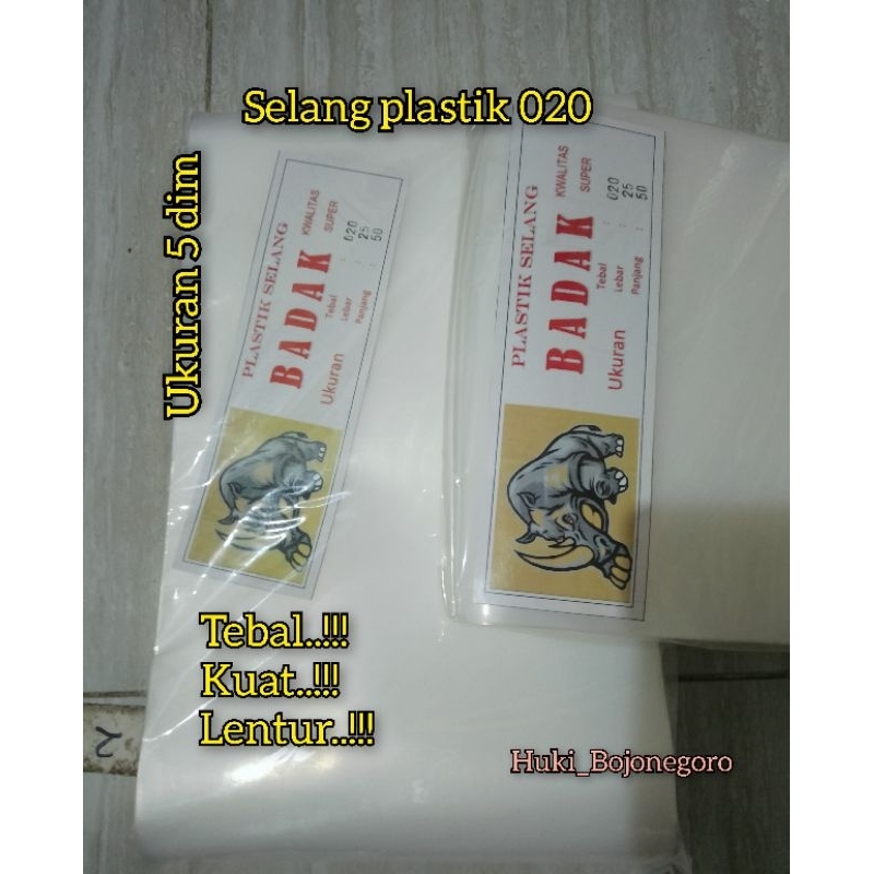 Selang plastik 020 ukuran 5dim selang irigasi selang pertanian.