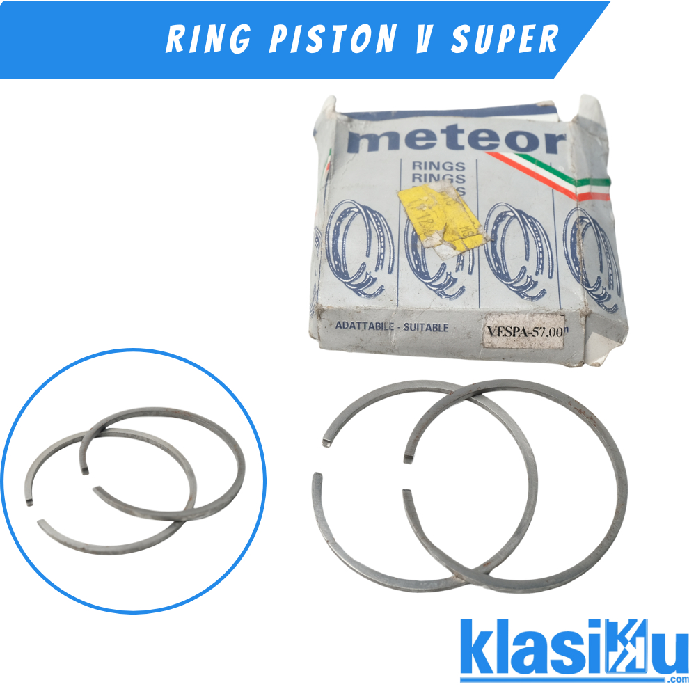 Ring Seher Ring Piston Vespa Super Vespa Sprint 1M 57,2 Meteor