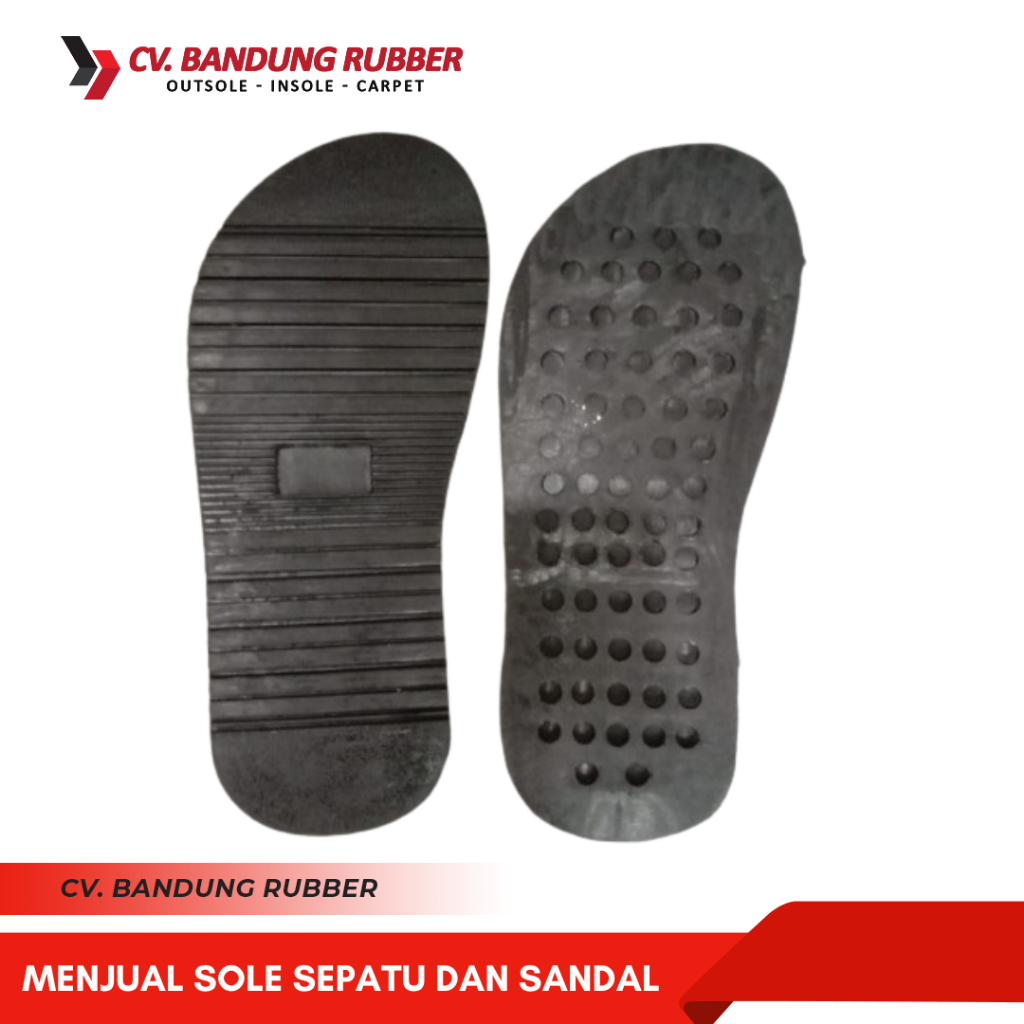 Outsole Karet Sandal Gunung Hijack - Outsole Rubber untuk Sandal Gunung