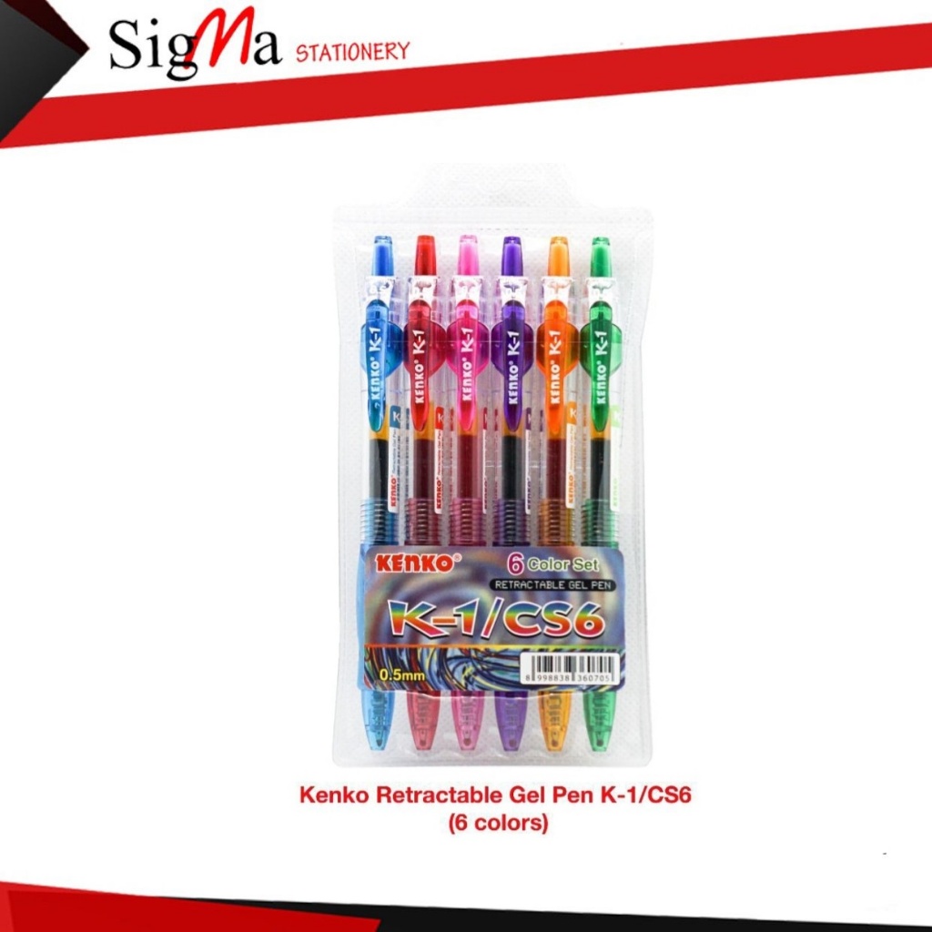 

Pulpen Kenko K1 - 6 warna (pack)