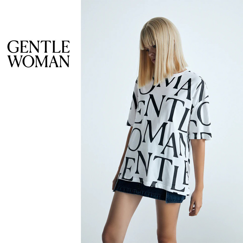GENTLE WOMAN Block T-shirt