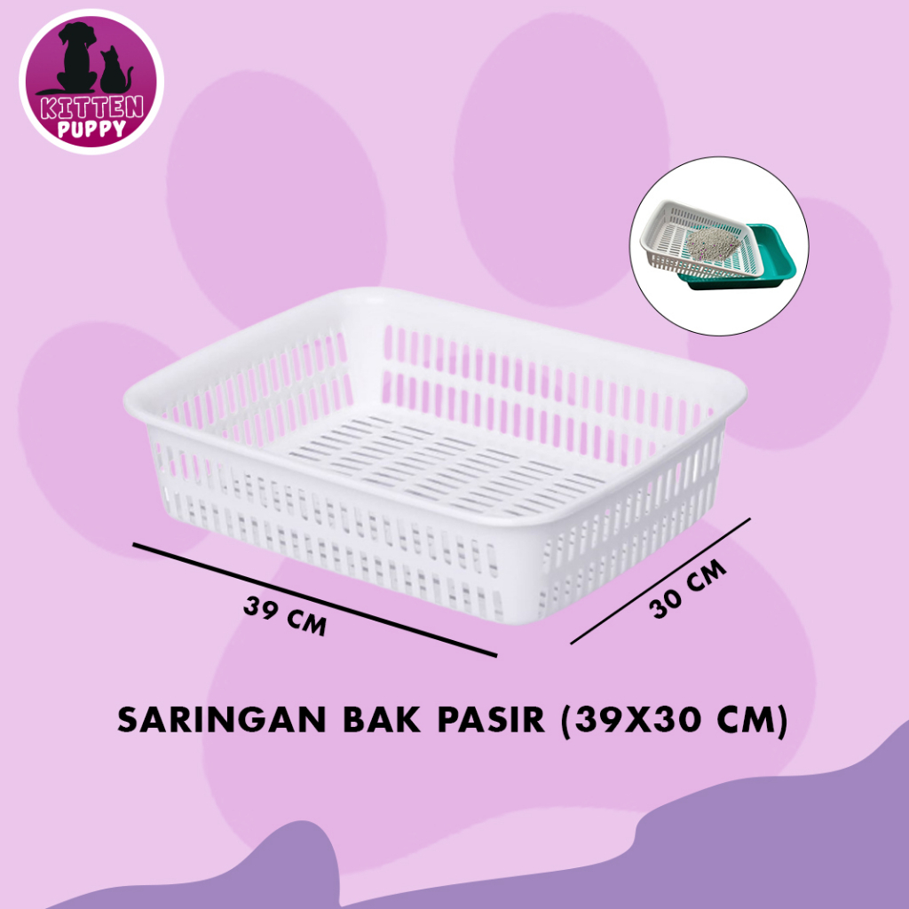 Saringan Bak Pasir kucing Cat Litter Box