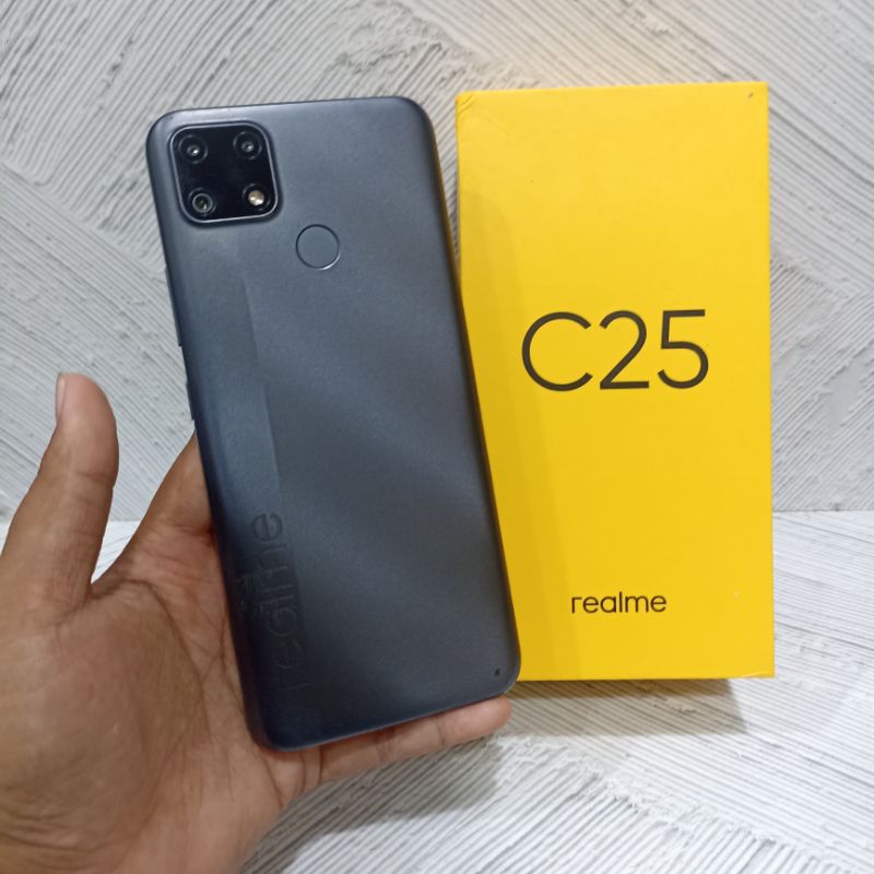 Realme C25 4/64 GB Handphone Second Bekas