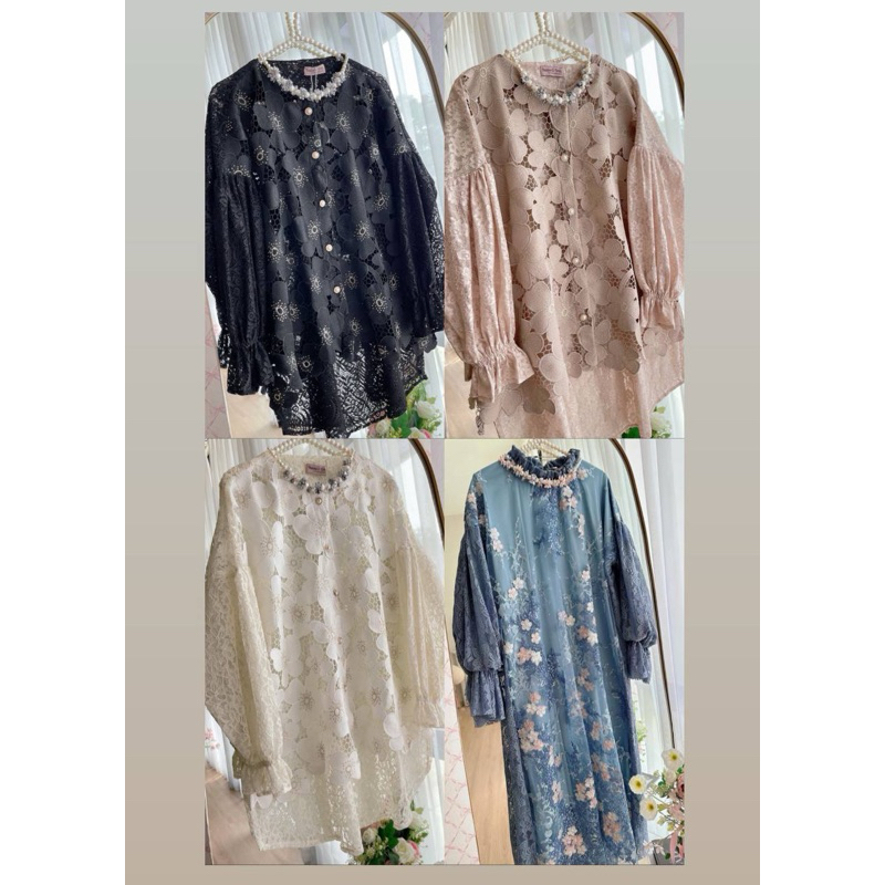 Lune Top | Binar | Amale Outer Haideeorlin Haidee Orlin baju lebaran ramadhan hari raya