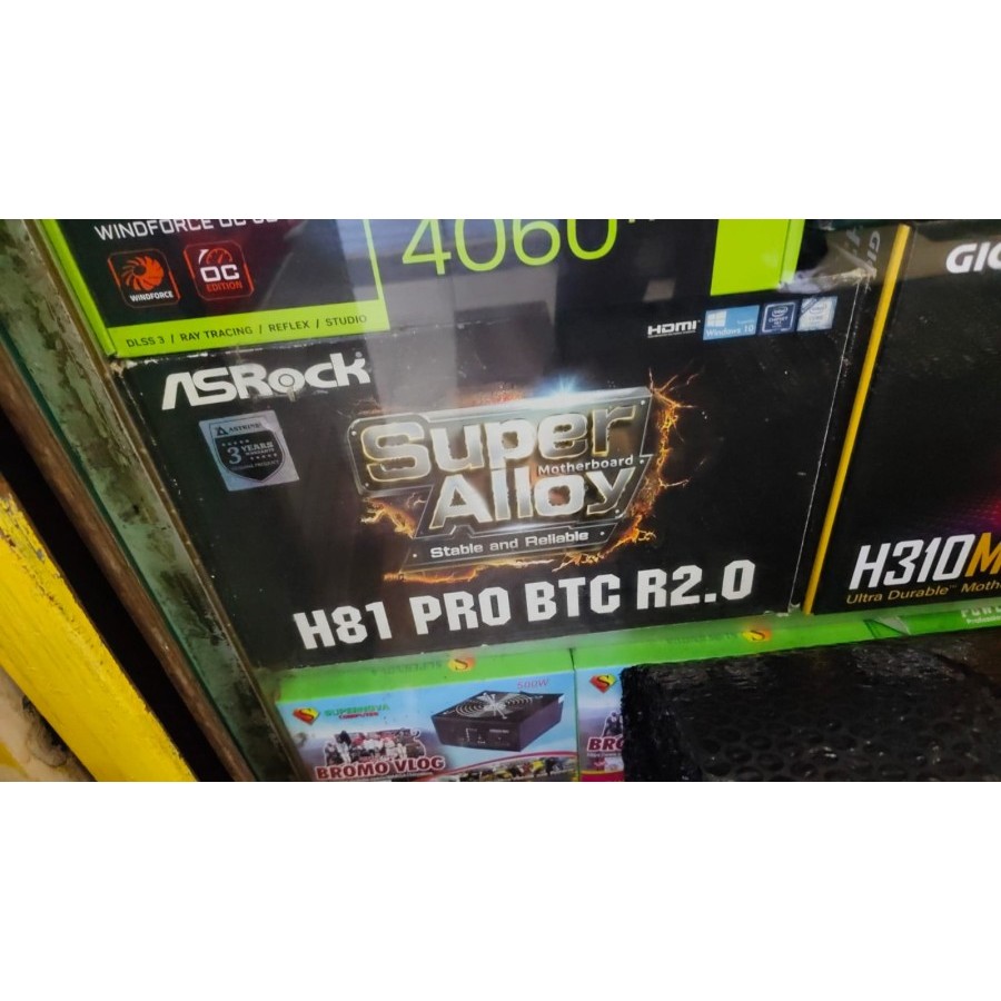 Mobo Gaming Asrock H81 Pro BTC LGA1150 DDR3 GEN4