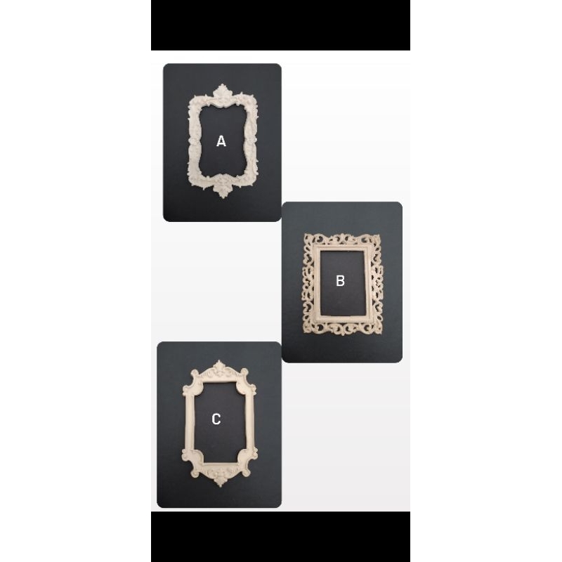 Frame Hias Resin Scrapbook Kotak Resin