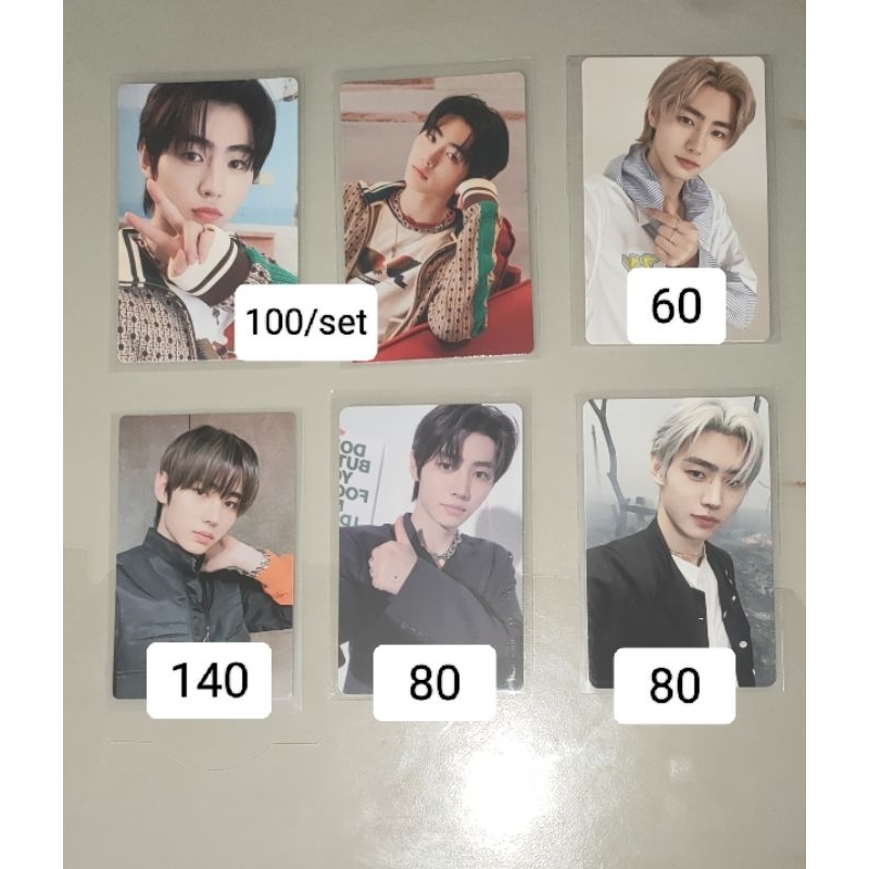PHOTOCARD SUNGHOON ENHYPEN POB LUCKYDRAW BDO GGU GGU SG22